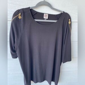 Elegant Black Women's Top